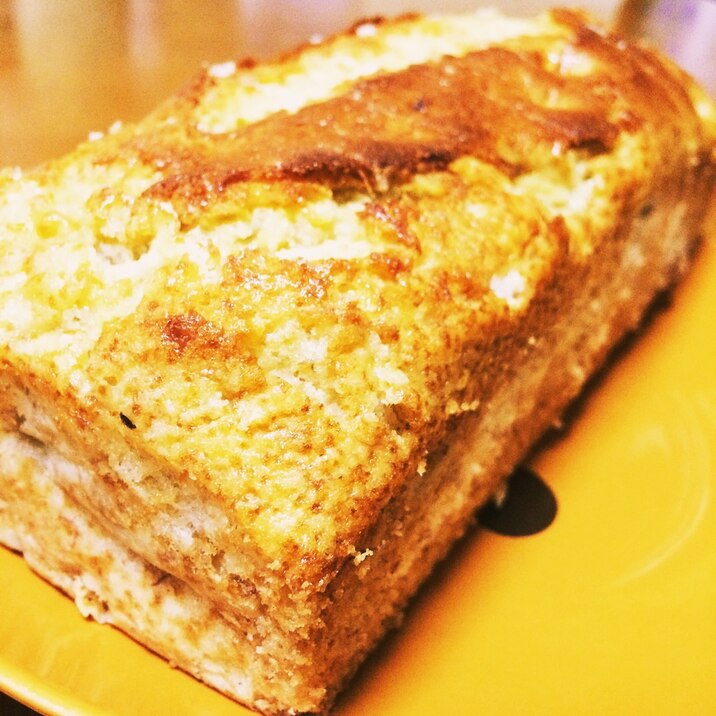 家族に大好評!完熟バナナのしっとり濃厚ケーキ^_^